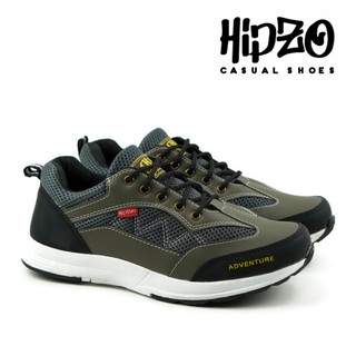 [Kepo.0] 15.Sepatu Pria Hipzo Original M-039 Formal Sneakers Casual Kerja Pesta Black Warna Hitam Laki laki Cowok Kasual