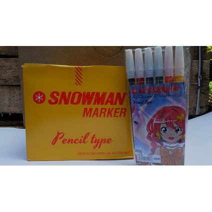 

Spidol Snowman 6 Warna PW-6A