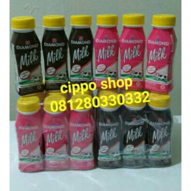 Susu Diamond UHT 200ml 12 botol , New Product and Special Price....