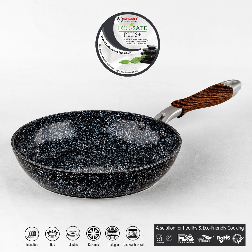 SHUMA Eco-Safe Plus Nonstick Ceramic Frypan