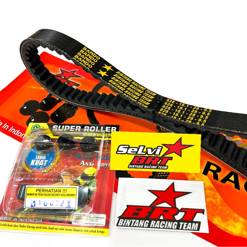PAKET SUPER ROLLER & V BELT BELTING BRT VARIO125 OLD VARIO125 FI  VARIO 125 NEW LED VARIO150 OLD NEW