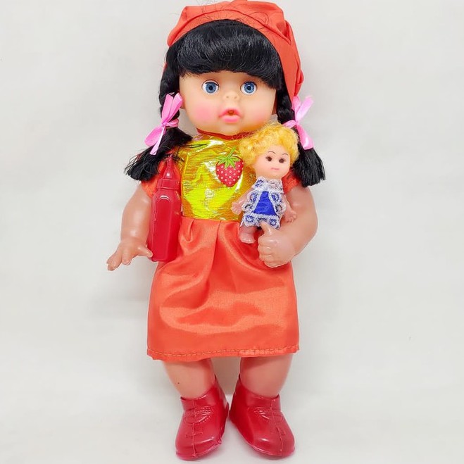 MAINAN ANAK PEREMPUAN BONEKA SWEET BEAUTY BESAR SUARA TANGIS PAPA MAMA