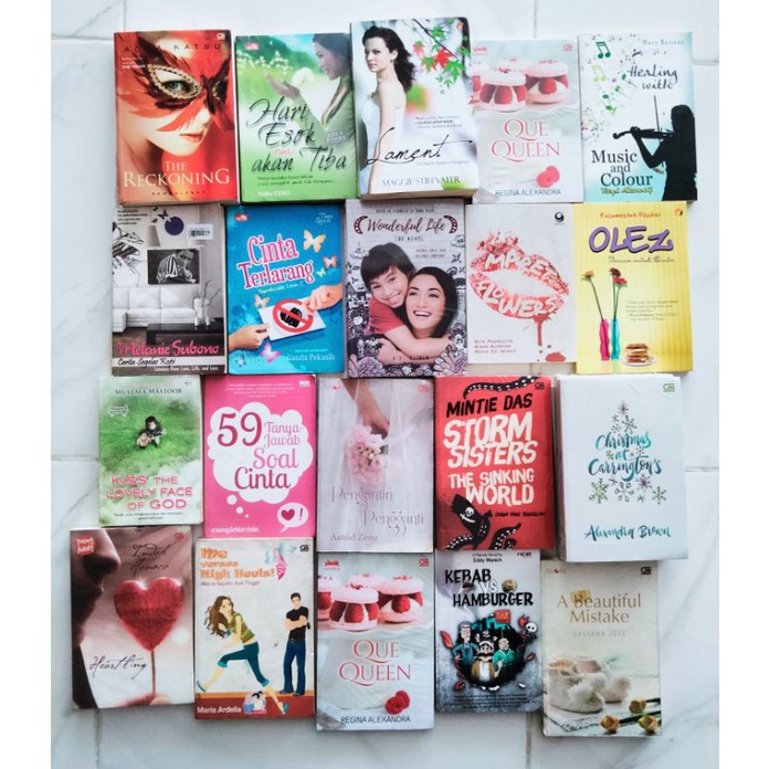 OBRAL BUKU NOVEL REMAJA / NOVEL DEWASA / NOVEL TERJEMAHAN