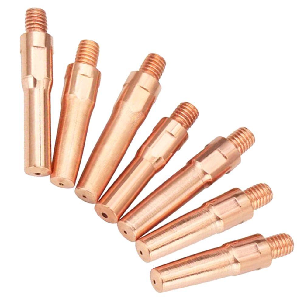 Populer 5pcs Welding Torch Ujung Konduktif Perakitan Las Solder Perlengkapan Set Konsumsi 200A/350A/500A