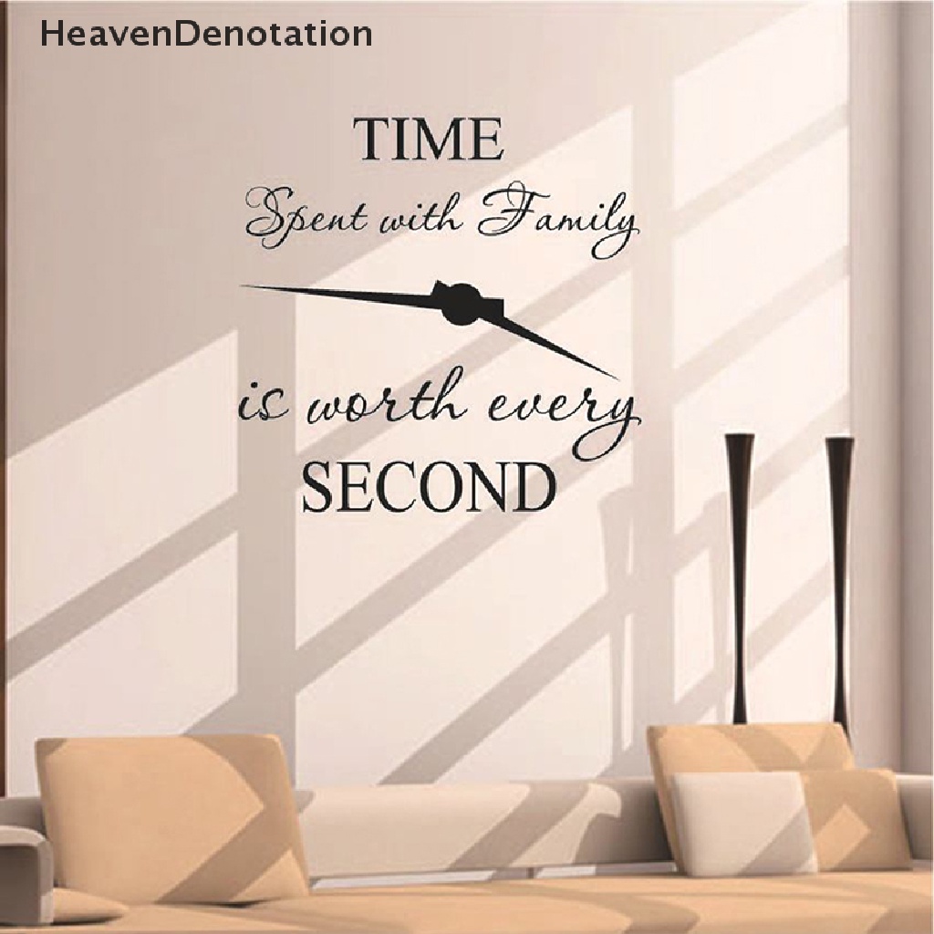 1 Pc Stiker Dinding Decal Desain Time Spent With Family Is Worth Every Second Untuk Rumah