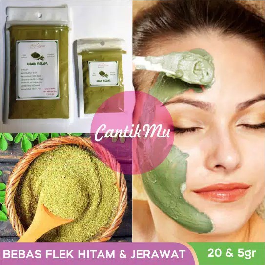 (BISA COD)MASKER DAUN KELOR  {IMUN PENANGKAL CORONA} 100% ALAMI