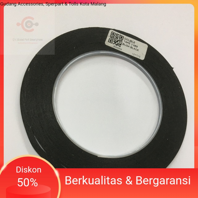 

DOUBLE TAPE BUSA SPON HITAM 3MM