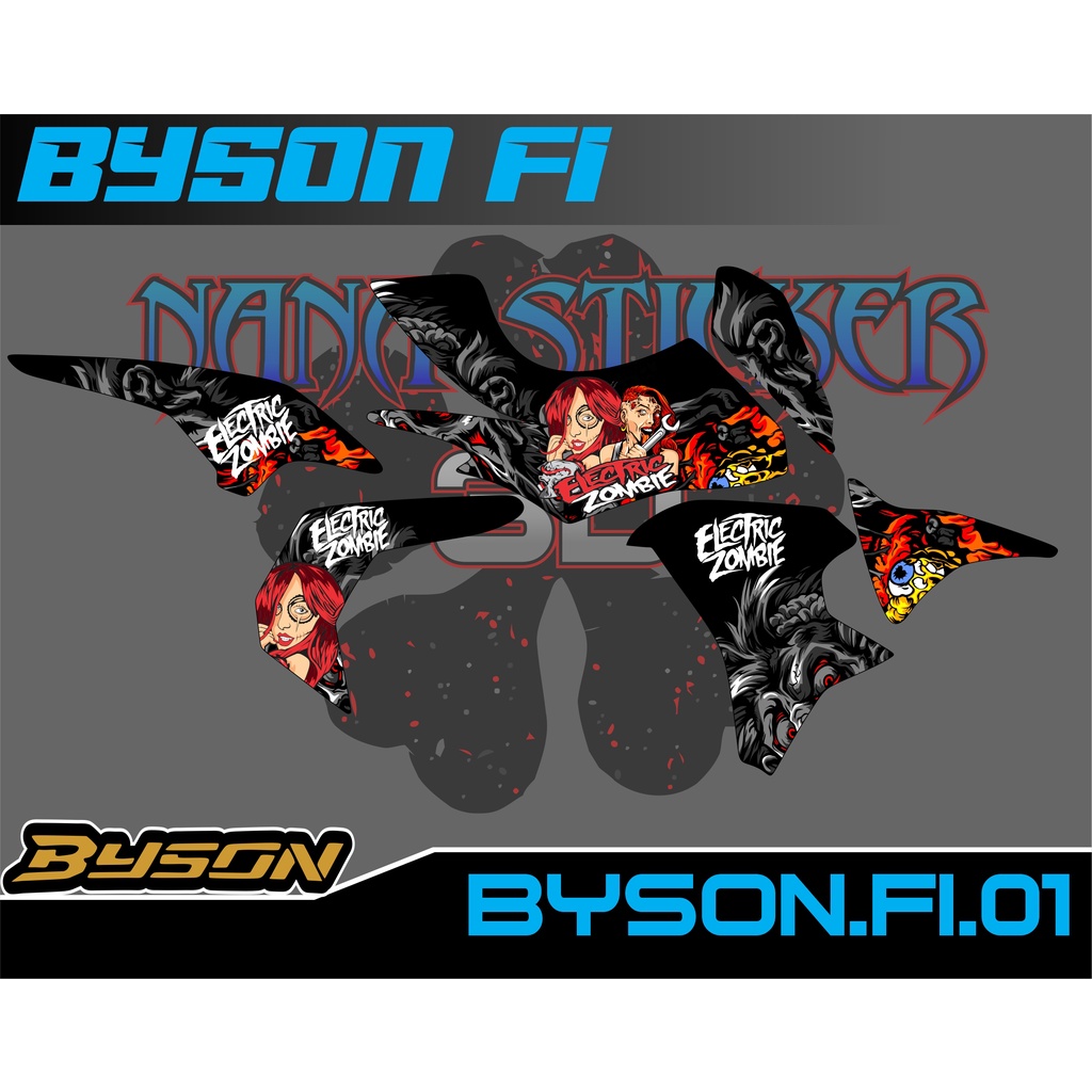 (COD)STRIPING STICKER BYSON FI STIKER BYSON FI NEW STICKER LIS LIST BYSON FI CODE 01