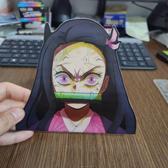 

STIKER 3D MOTION LENTICULAR ANIME - D0045 - Demon Slayer - Nezuko
