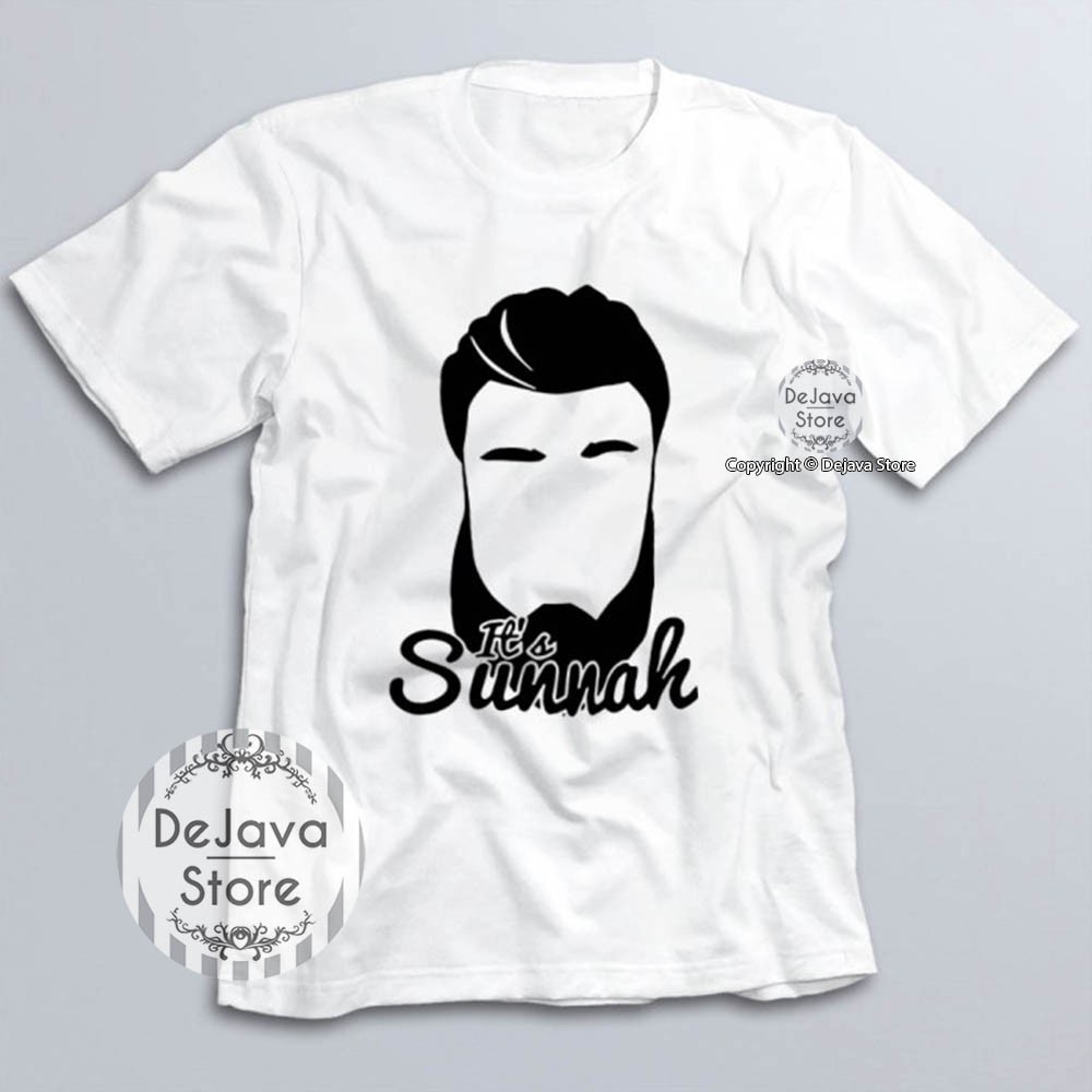 Kaos Dakwah Islami  SUNNAH JENGGOT  Baju Tshirt Distro 