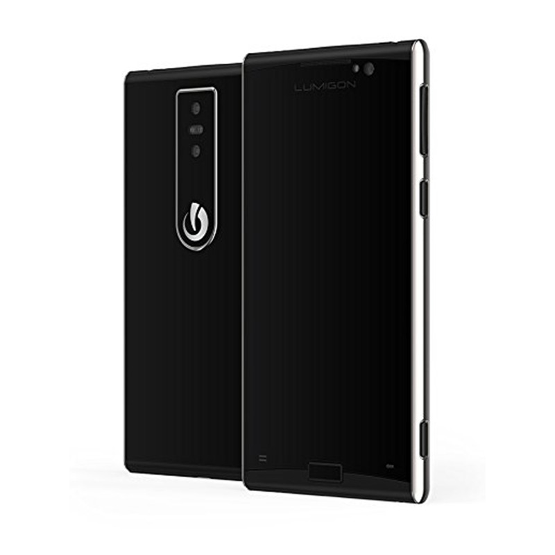 \u3010Global Version\u3011Lumigon T3 3/128G Black 4.8 inci Dual SIM Fingerprint NFC Smartphone 4G LTE Black