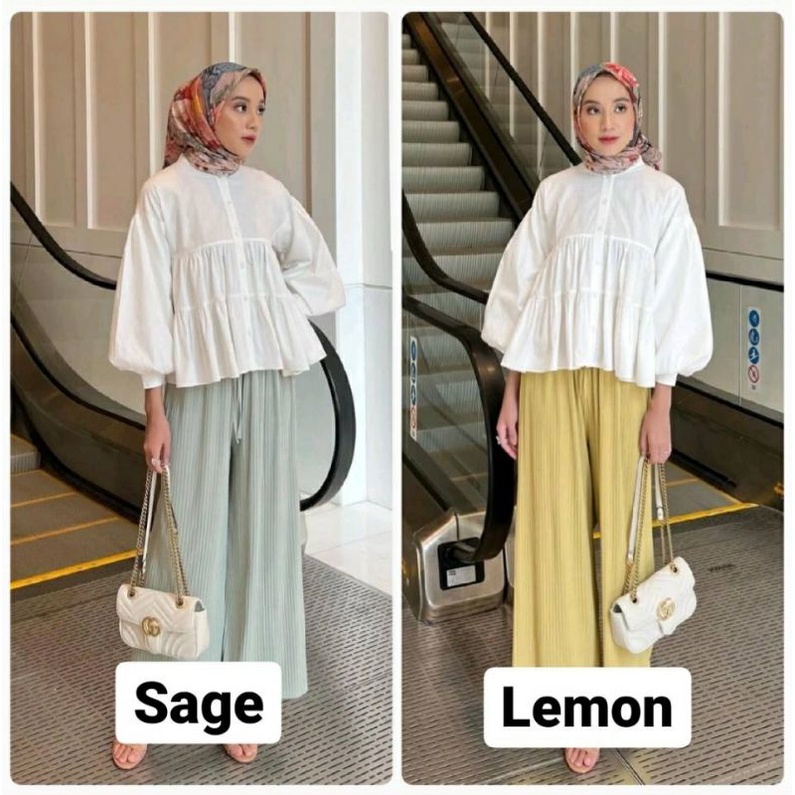 Eazy Plisket Pants by Gonegani