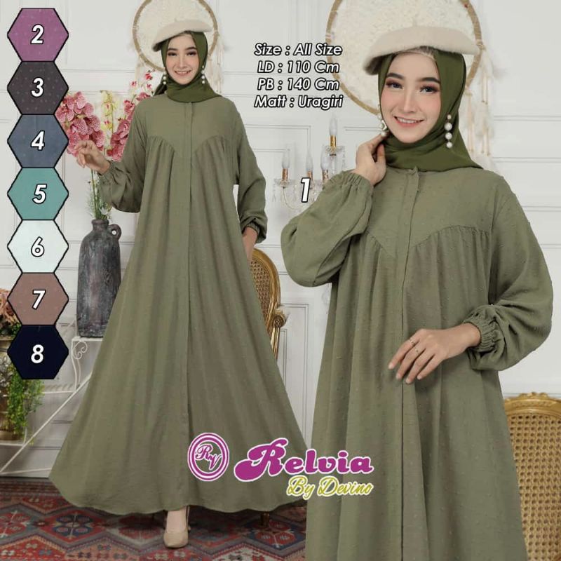 Gamis CRENGKEL RELVIA RUBYA PREMIUM LUXURY