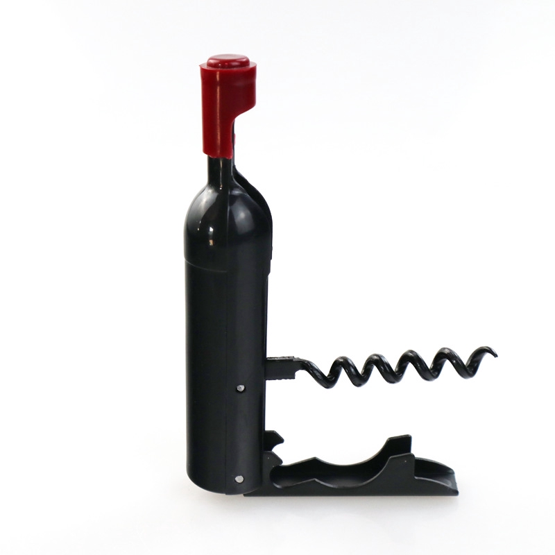 Alat Pembuka Botol Bir / Wine Portable Multifungsi Bahan Stainless Steel