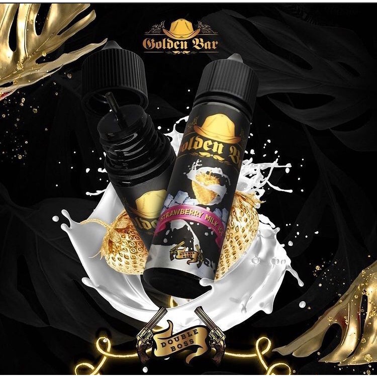 Liquid vape Golden Bar Strawberry Milk Ice Original