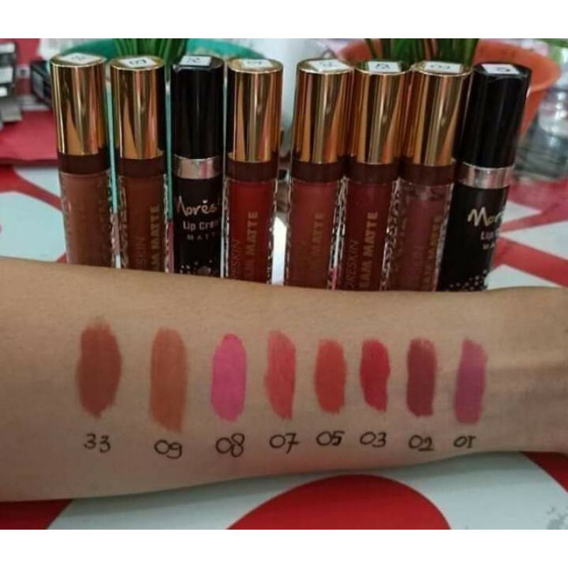 Moreskin Lip Cream Matte Nasa Original No 2 3 7 Kemasan Baru Shopee Indonesia