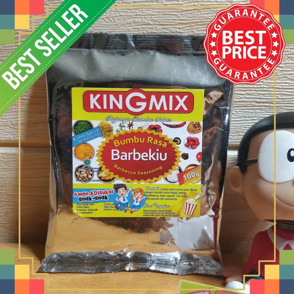 

Bumbu Tabur Barbekiu Kingmix Premium 100 gr