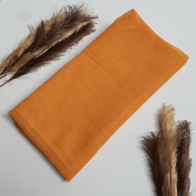 SEGIEMPAT PARIS POLOS PREMIUM AZARA | ANTI LETOY | PARIS VOAL | KERUDUNG MIRACLE MURAH | HIJAB JILBAB SQUARE | JILBAB SEMI PREMIUM SEKOLAH-Orange