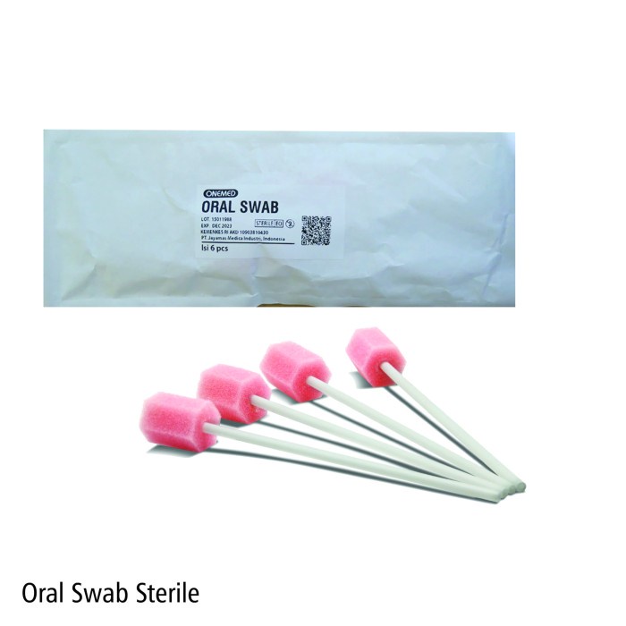 Oral Sponge Swab Sterile isi 6 pcs OJ