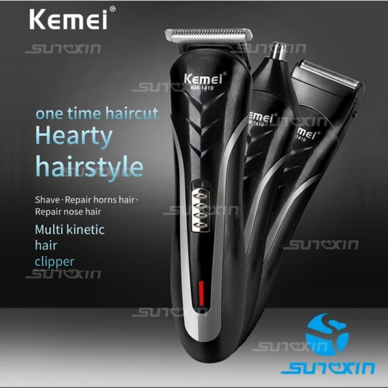 Super kemei Hair Clipper Kemei-1419 Cukuran Rambut / Alat Potong Rambut / Kumis