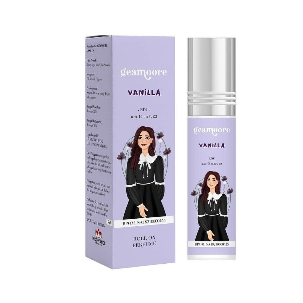 Geamoore Parfum Roll 6 ml 5 ml 30 ml Geamoore Geamore Inspired Perfume Pewangi badan Wewangian Roll on BPOM Original