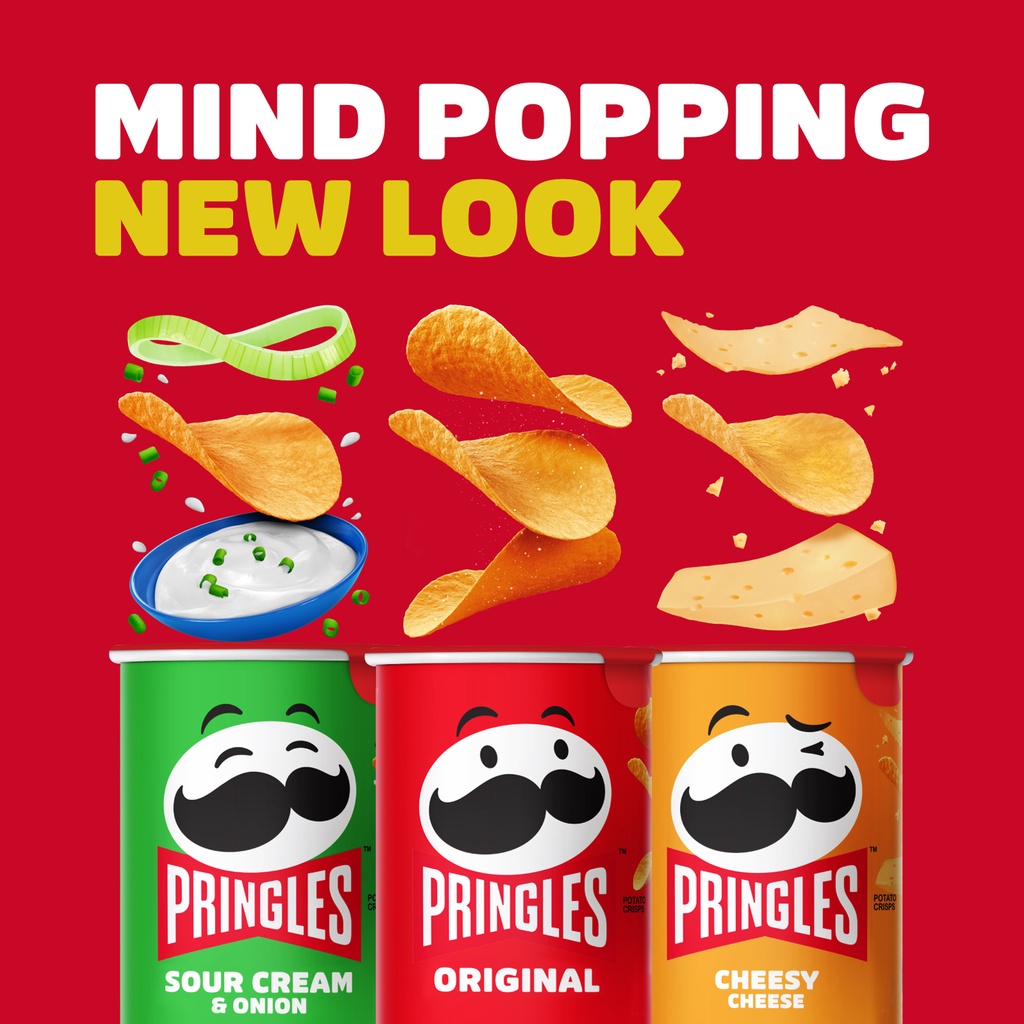 PRINGLES POTATO CHIPS / KERIPIK KENTANG 107 GRAM