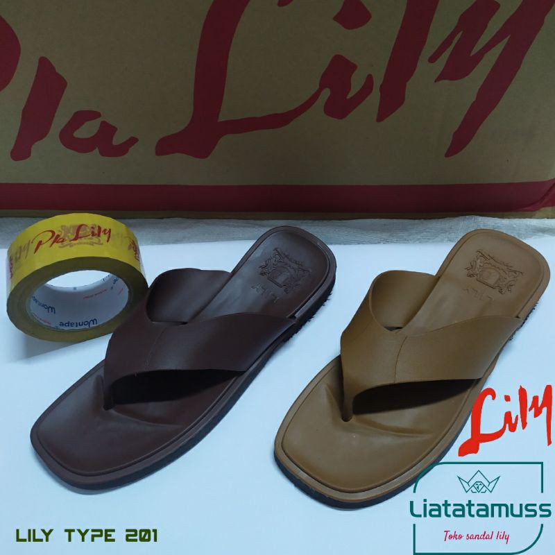 Sandal lily 201 ORIGINAL 100% - sendal lily grosir - sandal japit - sandal pria original