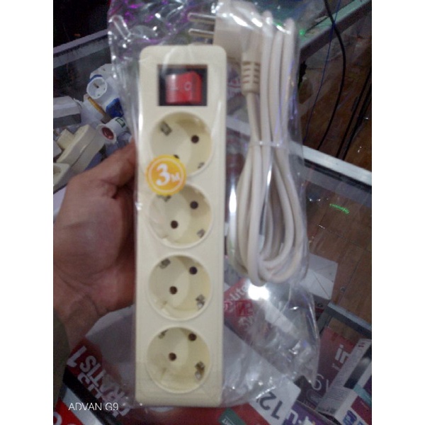 COK SAMBUNG LISTRIK BAHAN KUNINGAN 3M