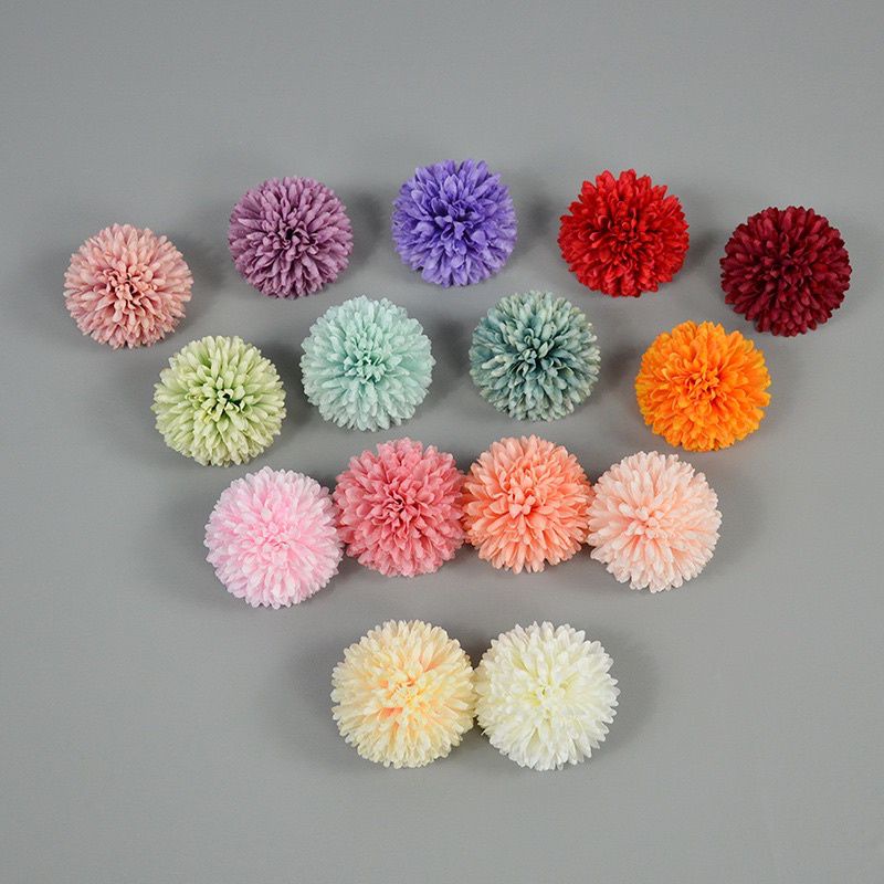 KS36 GROSIR 50 pcs bunga pompom hydrangea artificial bahan mahar Boris becker