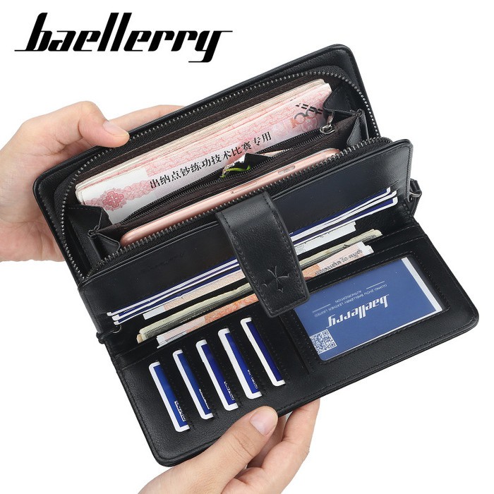 Dompet Panjang Lipat Kulit New Wallet Baellerry C9156