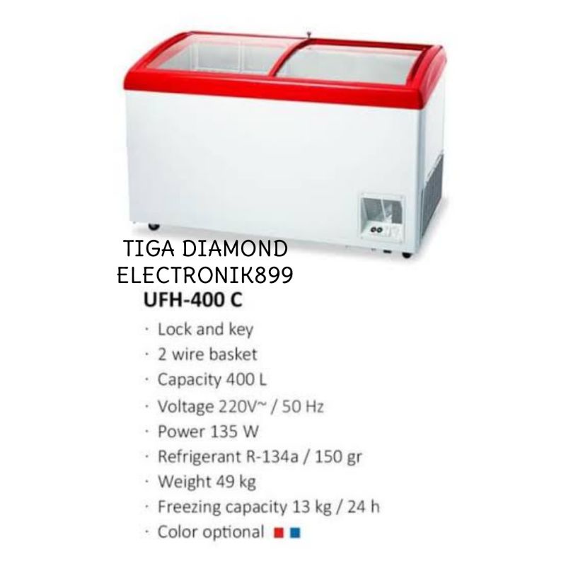 FREEZER MASPION UFH-400C 400 LITER