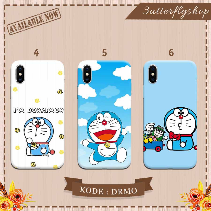 Doraemon Happy Face case Oppo Vivo Realme Redmi Xiaomi Samsung Iphon