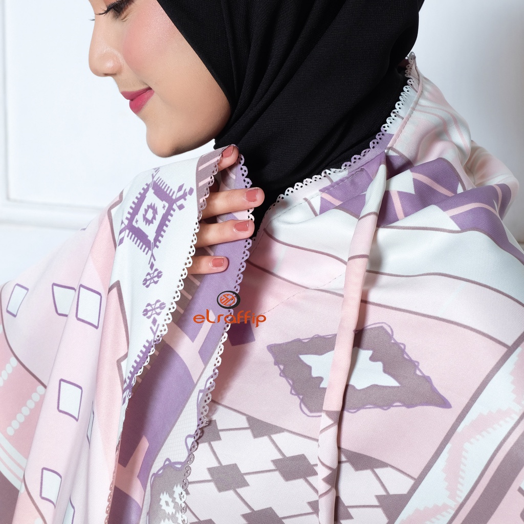 Mukena Dewasa Satin Motif Printing 2in1 MedinaSeries