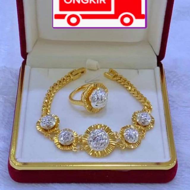 Perhiasan Mas Bangkok lapis emas 99% mirip emas asli