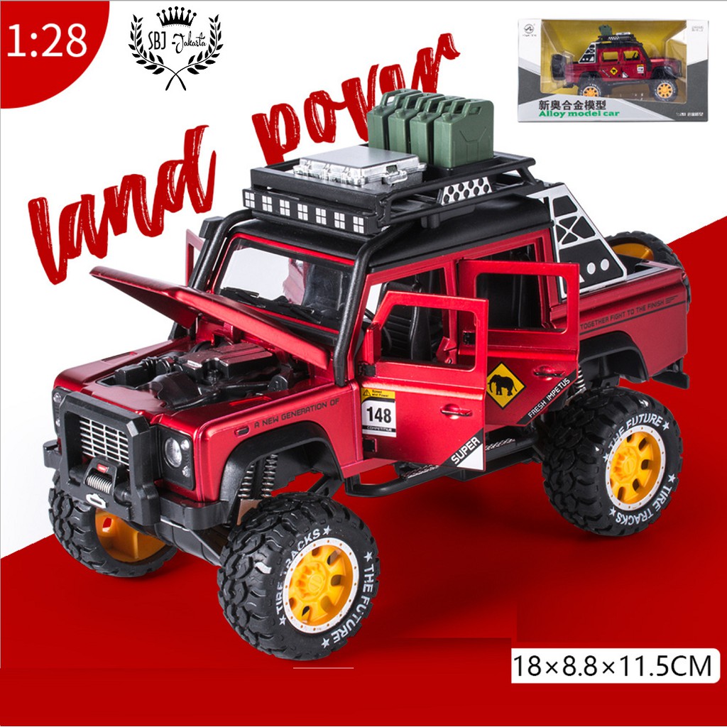 DIECAST miniatur MOBIL Land Rover 90148 Skala 1:28 Metal Series