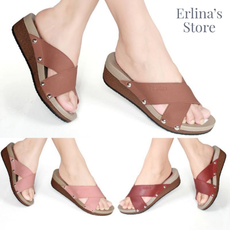 Wedges Wanita Casual Cantik Terbaru - Athena Series