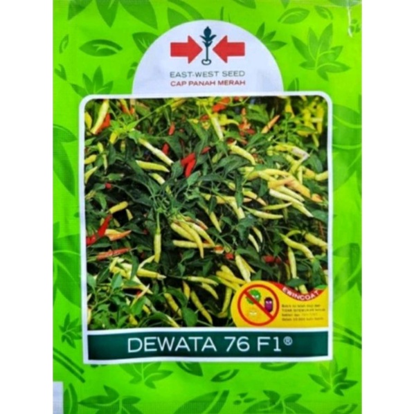 BENIH CABAI HYBRIDA DEWATA 76 F1 CAP PANAH MERAH KEMASAN 2250 BUTIR-Benih Cabe Rawet-Benih Cabai Raw