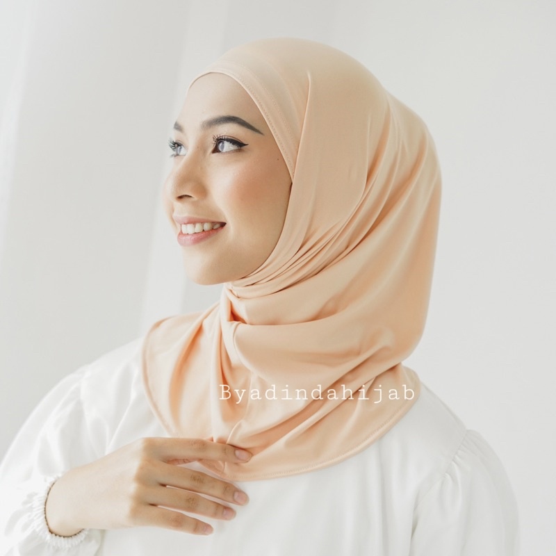 Bergo Syiria Mini Sport Non Pet Jersey hijab instant voly