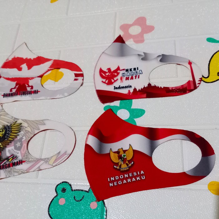 Masker scuba Merah Putih Garuda