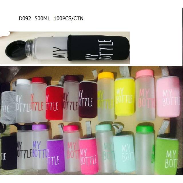 My Bottle DOFF / Bening warna Pouch infused Water Botol Minum