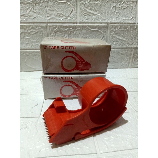 

TAPE CUTTER / PEMOTONG LAKBAN ISOLASI 2'' ( 48mm - 50mm) Paten Pending
