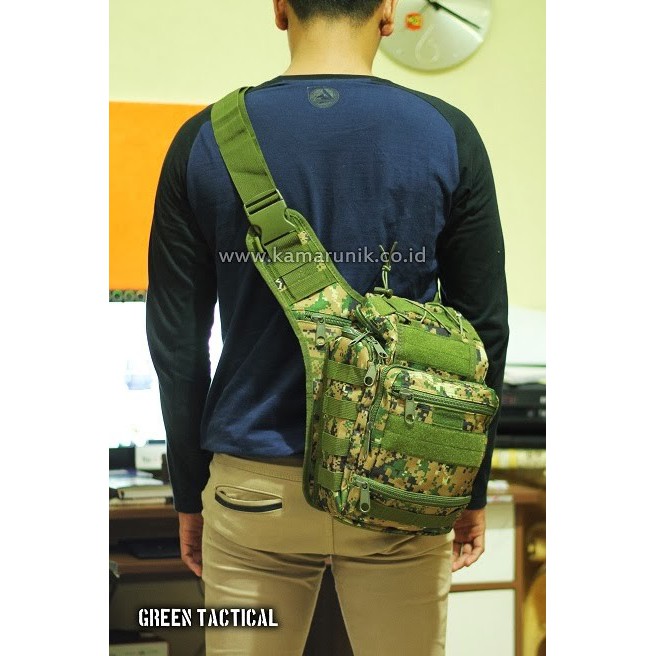 Terbaru Laris! Tas Selempang / Sling / Shoulder Bag Army Tactical Militer Tentara Murah!