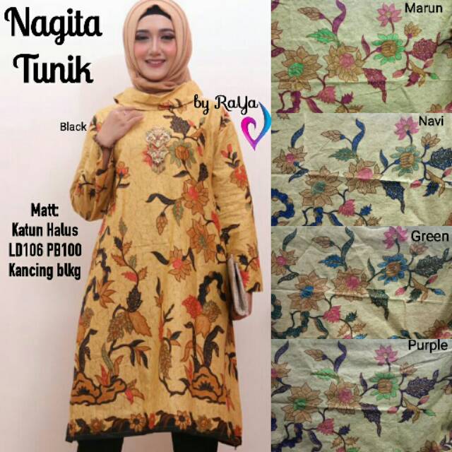 Nagita Tunik murah harga grosir tunik batik Pekalongan open reseller