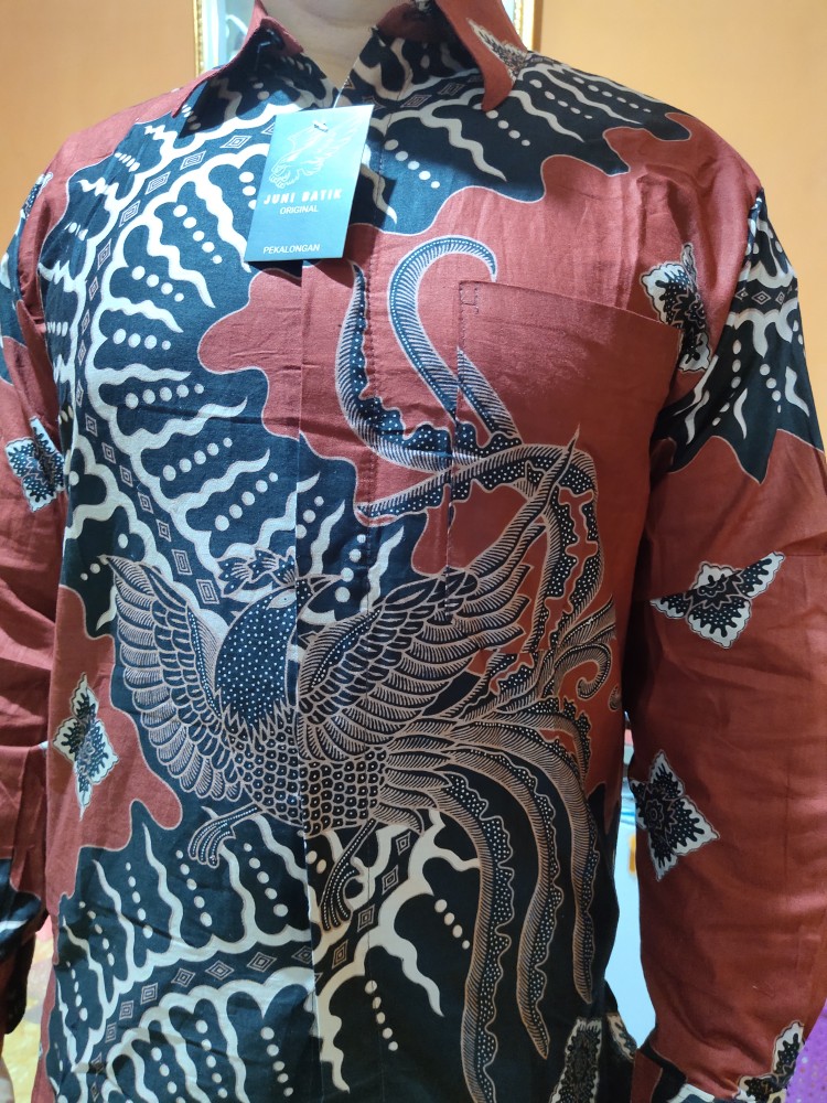 Kemeja Batik Pria Slim Fit Modern Murah Bahan Katun - Baju Batik Pria Slimfit Modern Terlaris