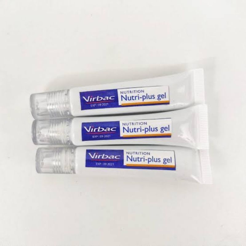 Virbac Nutri Plus Gel 15g / Vitamin Anjing &amp; Kucing / Supplemen Hewan