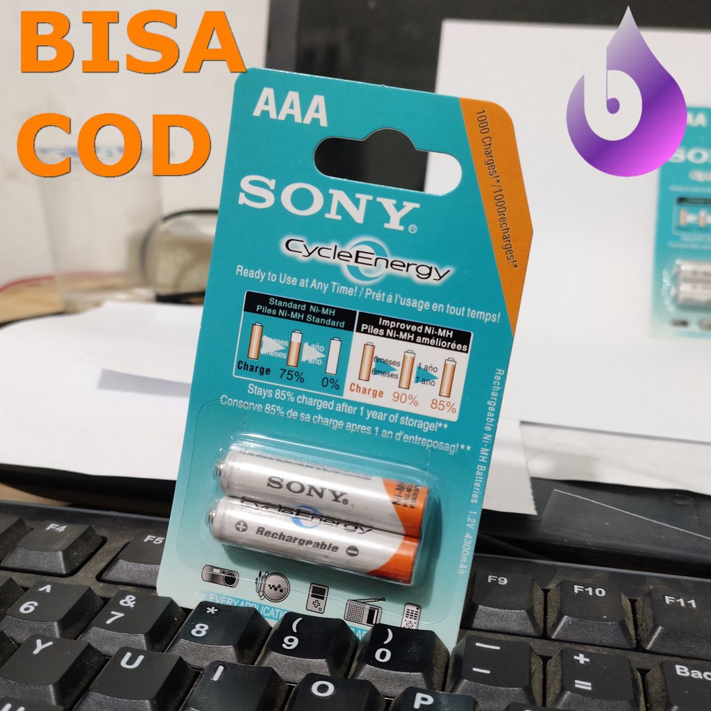 ORIGINAL BATU BATRE BATTERY SONY A3 AA 4300 mAh ISI 2 CAS