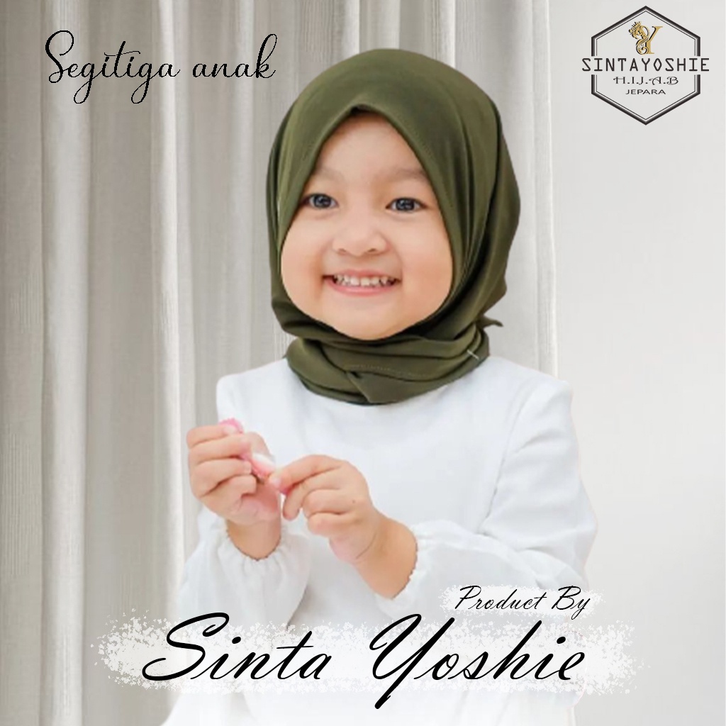 JILBAB SEGITIGA INSTAN ANAK JERSY PREMIUM | PASTAN BALITA| HIJAB INSTAN ANAK| PASHMINA INSTAN SEGITIGA