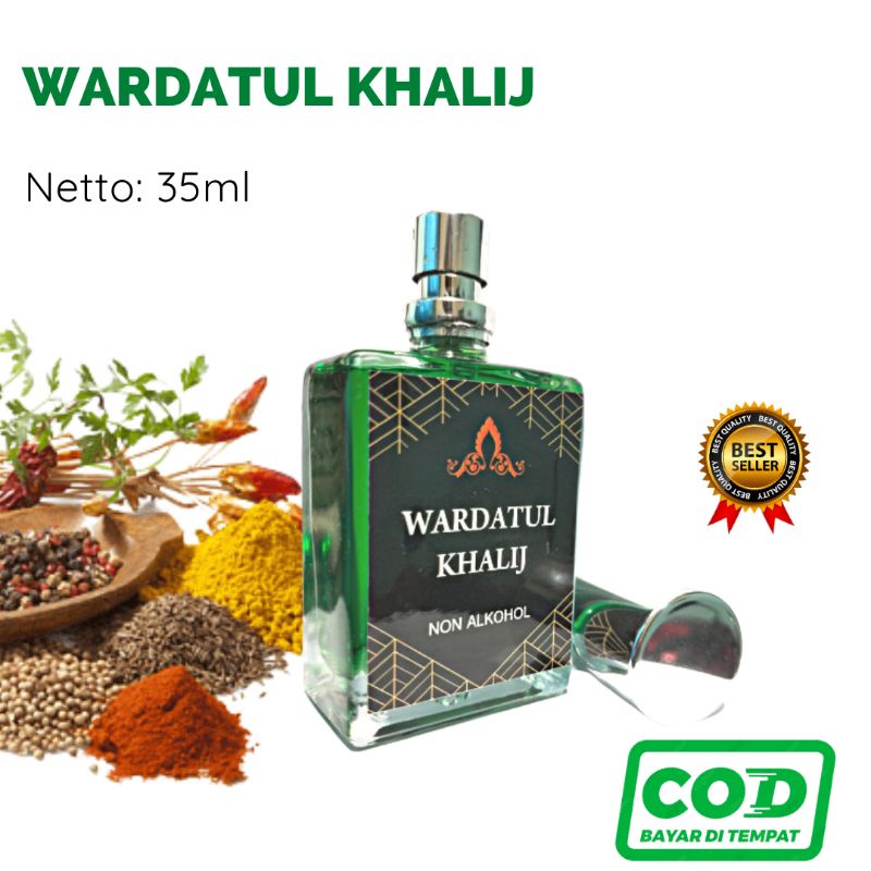HarumTerus- Minyak Wangi Wardatul Khalij Parfum Wardah Al Khalij Minyake Arab Saudi Murni Non