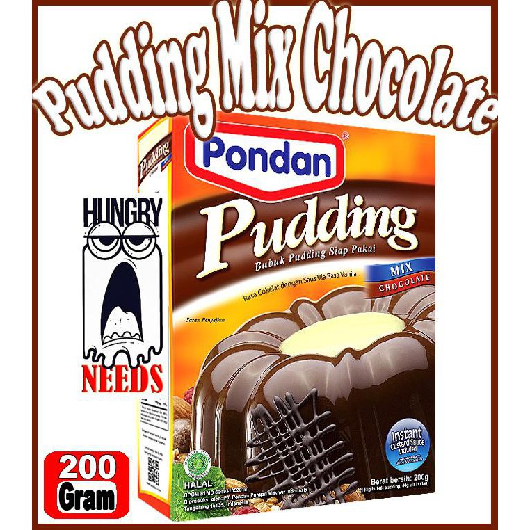 

PONDAN PUDDING MASAK COKELAT 200 GR TERUJI Kode 755