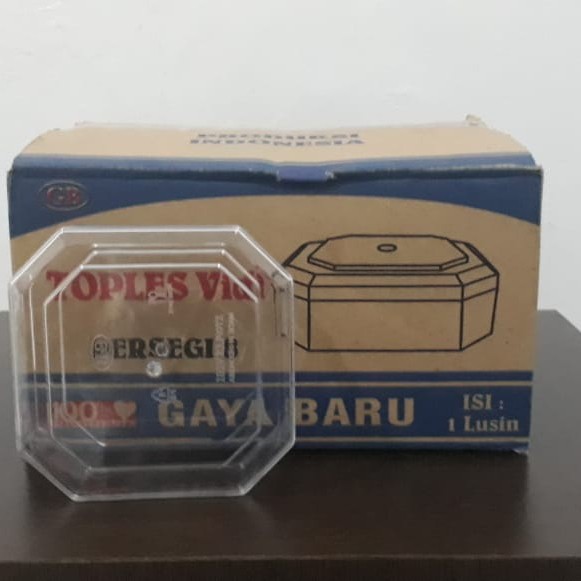 Toples Plastik Kue Kering Vidi/Segi 8 - 250 gr